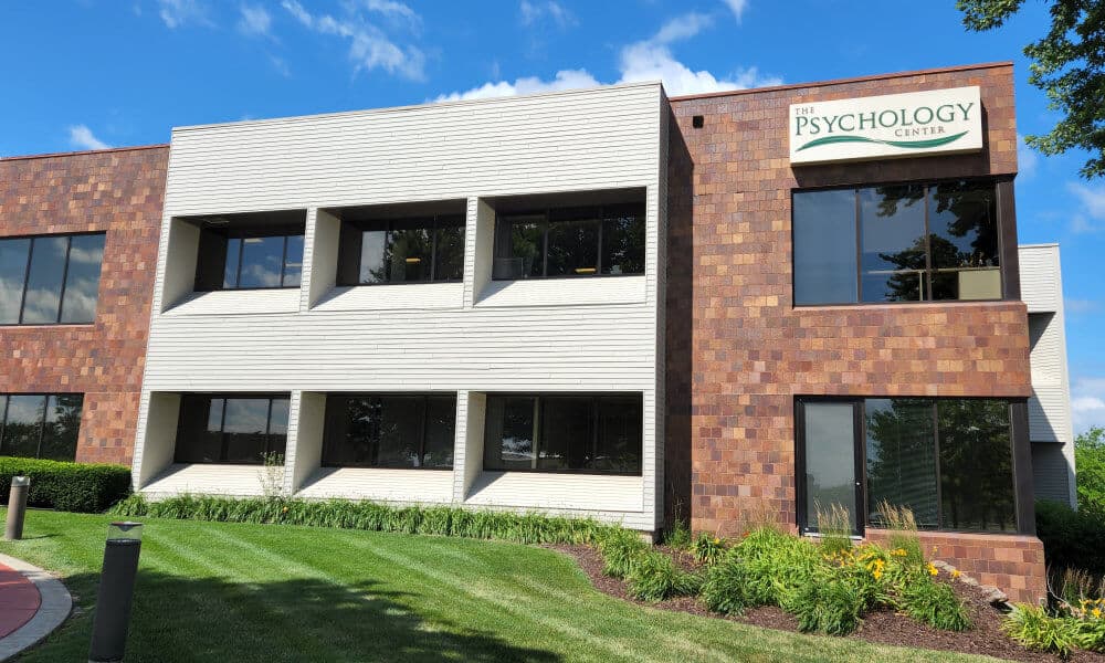 The Psychology Center office building exterior in Madison WI